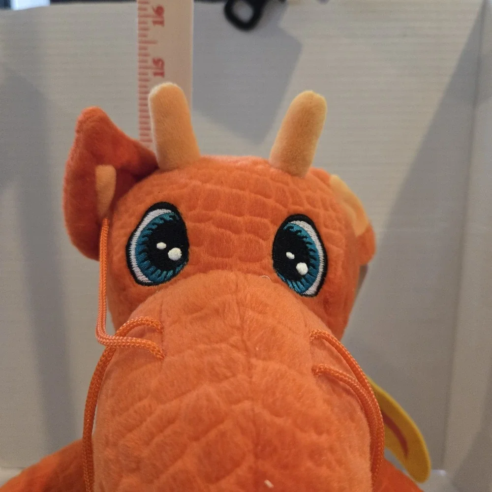 Build A Bear SHANGHAI Dragon Orange Yellow Wings Horns 15